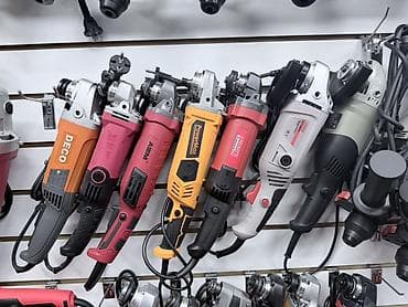 Инструменты: Угловые шлифмашины (болгарки) разных брендов и типов. Особенности: - — 1