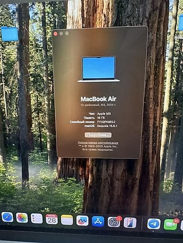m1 air: MacBook Air 13" (2024) — чип Apple M3, 16 ГБ Характеристики и детали — 3