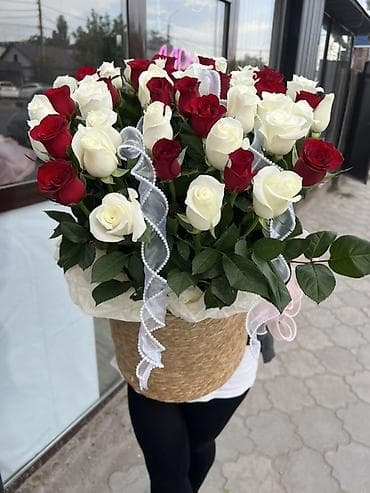 цветы отдам даром: 🌸 Свежие цветы 24/7 с доставкой по Бишкеку! Букеты, корзины — 10