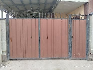 Оңдоп-түзөө жана курулуш: Металлические распашные ворота с калиткой. Длина 4.20 высота 2.30 — 2