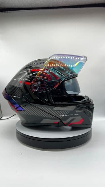 фонарик для велосипедов: Шлем-модуляр для городской езды
Цвет черный с красным линиями — 2