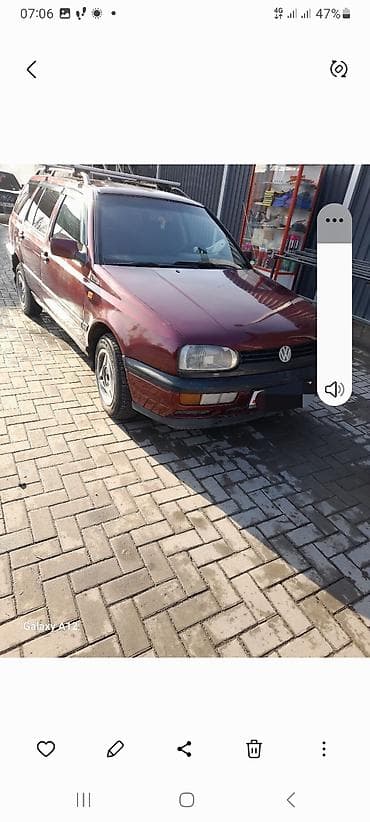 волг: Volkswagen Golf Variant: 1993 г., 1.8 л, Механика, Бензин, Универсал — 3
