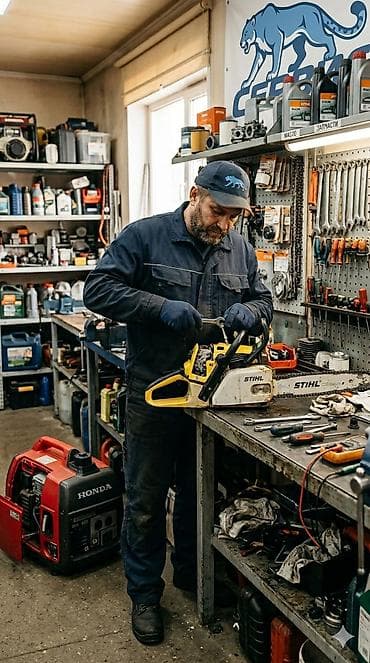 ремонт косилки: Профессиональный ремонт и обслуживание бензопил - Диагностика — 1