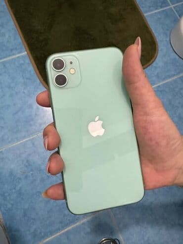 apple whatch: IPhone 11, Б/у, 256 ГБ, Зеленый, Зарядное устройство, Защитное стекло, Чехол, 77 % — 2