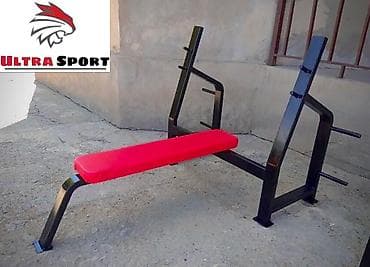 Спорт и хобби: Профессиональная скамья со стойкой 🏋️‍♂️ ▫️2 уровня для вставки грифа — 1