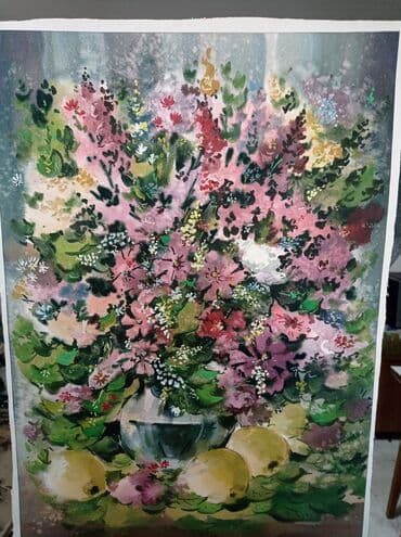 снегурочка а4 цена: 1. Картина "Цветы". Акварель. 1995 г. Витебск. Белоруссия. Размер — 2