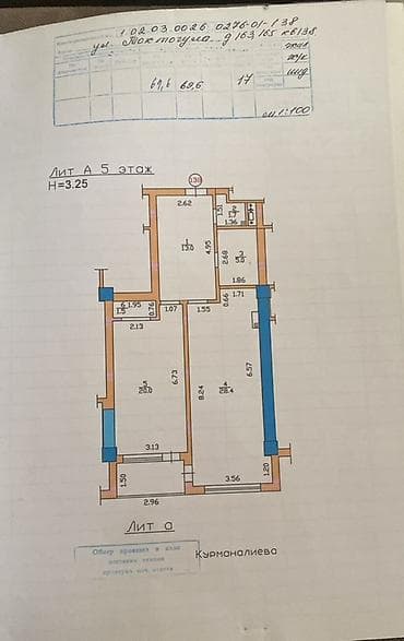 platinum park: 2 комнаты, 69 м², Элитка, 5 этаж, Дизайнерский ремонт — 2