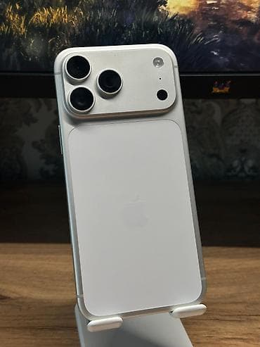 ipone 13 pro max: IPhone 17 Pro Max, Б/у, 512 ГБ, Белый, Зарядное устройство, Кабель, Коробка, 100 % — 3