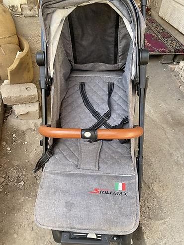 про бубу: Коляска, Другой бренд, цвет - Серебристый, Б/у, Самовывоз — 9