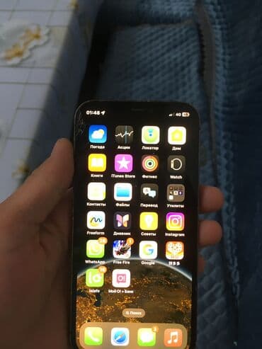 apple watch 10 цена бишкек: IPhone 12 Pro, Колдонулган, 128 ГБ, Desert Titanium, Каптама, 58 % — 7