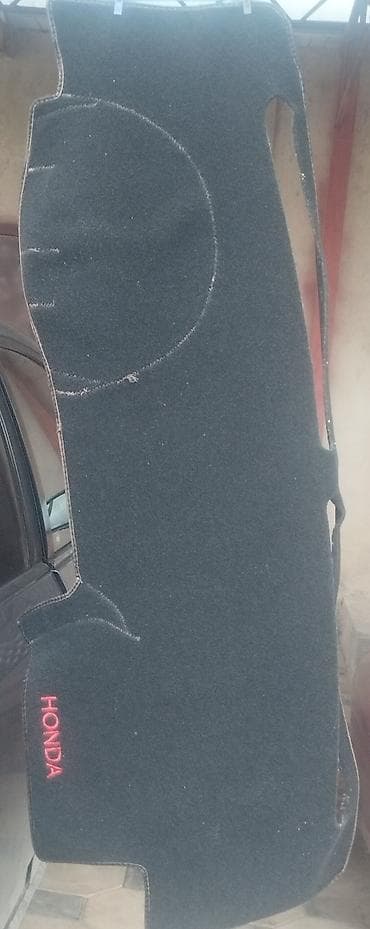 наращка борт: Ворсовые Накидка на панель Honda, цвет - Черный, Б/у, Самовывоз — 2