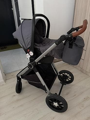 skillmax ml200: Детская коляска-трансформер 3 в 1, серый цвет фирма Кидило Второй — 4