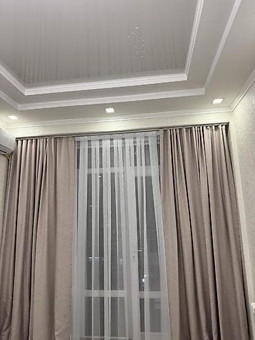 Комплект штор, С тюлем в комплекте, Готовое изделие, Для зала