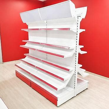 сдаю бизнес: Металлический стеллаж для магазина, железная полка Торговый стеллаж — 2