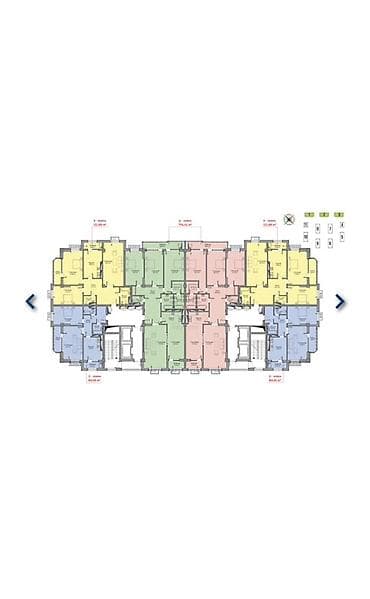 жк фрунзе авангард: 3 комнаты, 123 м², Элитка, 10 этаж, Готовая ПСО (под самоотделку) — 8