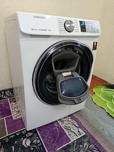 Техника и электроника: Стиральная машина Samsung QDrive ecobubble, загрузка 9 кг — 7