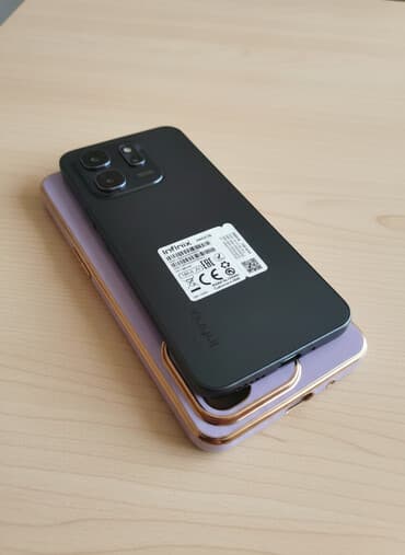 Infinix HOT 50i, Новый, 128 ГБ, цвет - Черный, 2 SIM