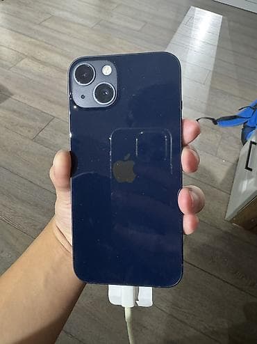 blu: IPhone 13, Б/у, 128 ГБ, Midnight, Защитное стекло, Чехол, Коробка, 84 % — 4