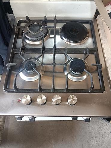 Встраиваемая комбинированная Газ плита,б/у Всё хорошо