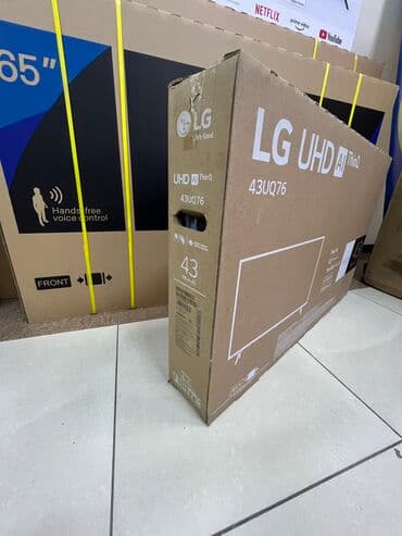 телевизоры tcl: ТЕЛЕВИЗОР 43" LG 43UQ76003LD 4K UHD, SMART WEBOS, ТОНКИЙ ДИЗАЙН — 4