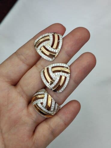 свадебные платья от производителя: Набор украшений, Проба 925, Женские, Новый — 2