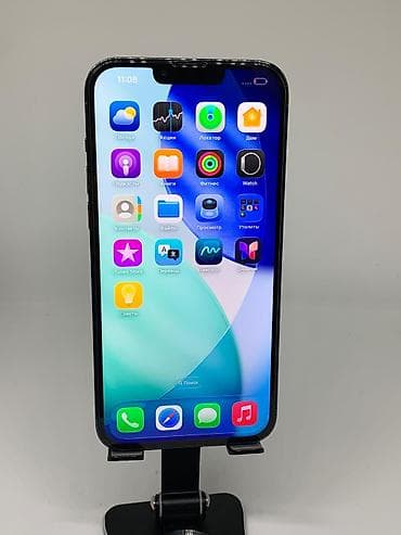 ipnone 13: IPhone 13 Pro Max, Б/у, 256 ГБ, Голубой, Защитное стекло, Чехол, 78 % — 6