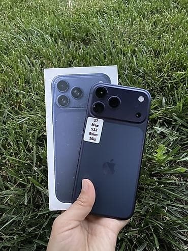 m2 max macbook pro: IPhone 17 Pro Max, 512 ГБ, Синий, Коробка, 100 % — 1