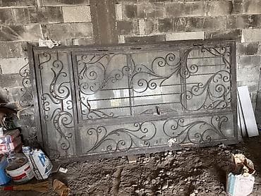 железный решетка: Решетки для окон, Кованные, Готовые, Без установки — 3