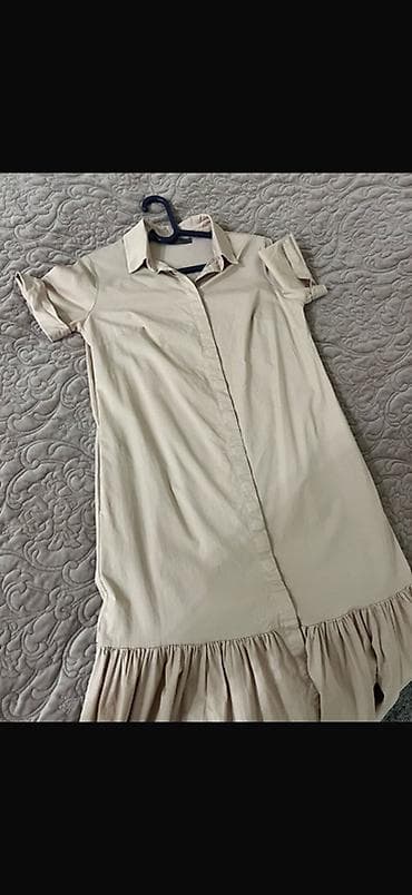 paul shark: Повседневное платье, Длинная модель, Платье-рубашка, M, S — 1