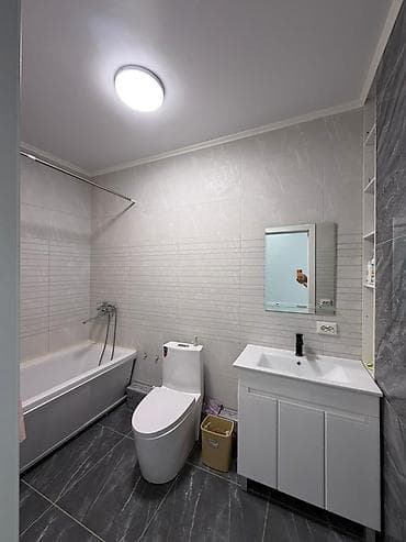 Квартиры: 3 комнаты, 106 м², Ала-Арча ТРЦ Элитка, 6 этаж, Свежий ремонт — 6