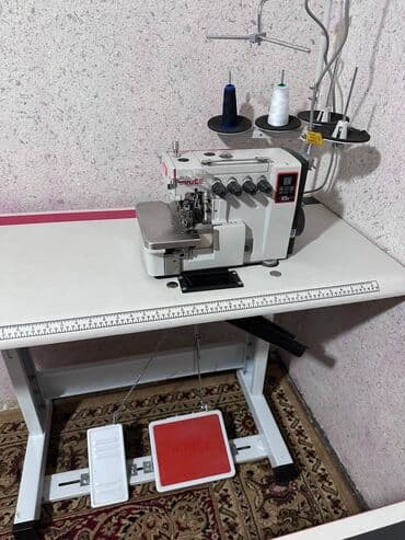 4 ниточная жак: Тигүүчү машина Jack, Оверлок, Жарым автоматтык — 5