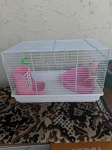 ящик металлический: Клетка для мелких грызунов/грызунчиков - Материал: металлическая — 1