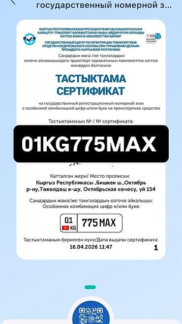 потерял гос номер что делать: Продается сертификат на государственный регистрационный номер с особой — 1