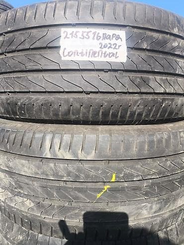 continental: Шины 215 / 55 / R 16, Лето, Б/у, Пара, Легковые, Continental — 1