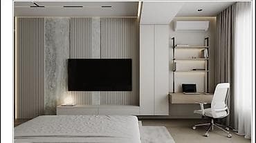 Квартиры: 2 комнаты, 85 м², Элитка, 7 этаж, Дизайнерский ремонт — 8