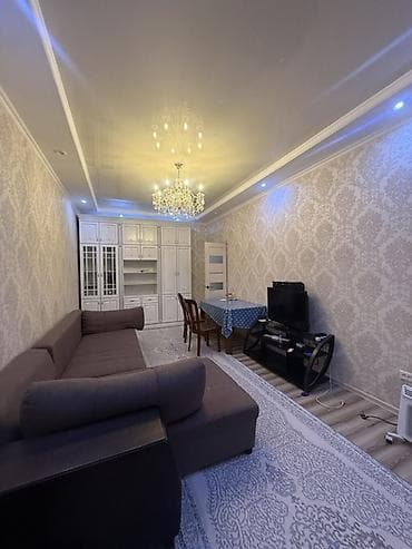 дизель аренда квартир бишкек: 2 комнаты, Собственник, С мебелью полностью — 1