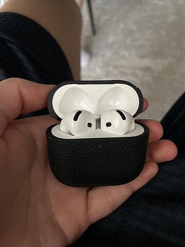Наушники: Беспроводные вкладыши наушники, Apple, AirPods 4, Новый — 1