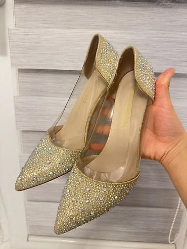 рейбан очки: Босоножки, 37, Gucci, Б/у, цвет - Черный — 7