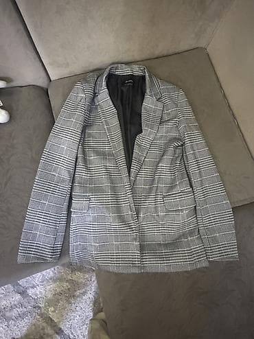 pull beer: Повседневное платье, Короткая модель, Твид, Платье-пиджак — 4