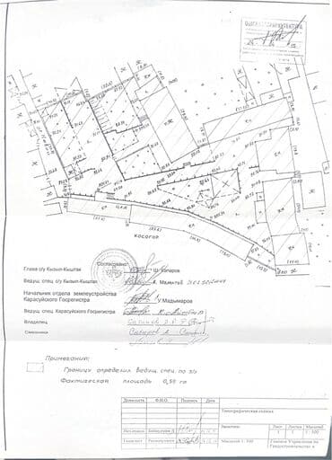 участок раздольное: 59 соток, Бизнес үчүн, Кызыл китеп, Техпаспорт, Сатып алуу-сатуу келишими — 2