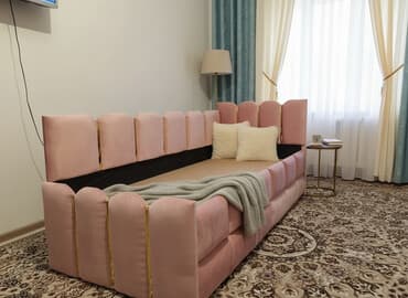 детский двухъярусный диван: Угловой диван, С ящиками — 1