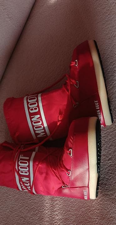 Оксфорды: Сапоги, 34, Новый, цвет - Красный — 2