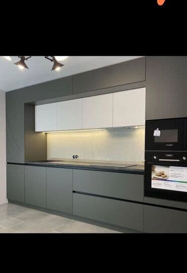 элитные кухонные гарнитуры: Ашкана гарнитуру, Жаңы, түсү - Саргыч боз, Өзү алып кетүү, Акысыз жеткирүү, Акылуу жеткирүү — 4