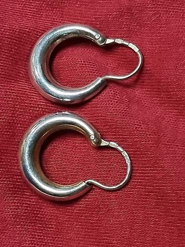 samsung buds 2: Серебряные серьги, Без вставки, Женские, Новый — 2
