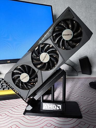 Техника и электроника: Видеокарта для ПК, Б/у, Gigabyte, GeForce RTX, 8 ГБ — 1