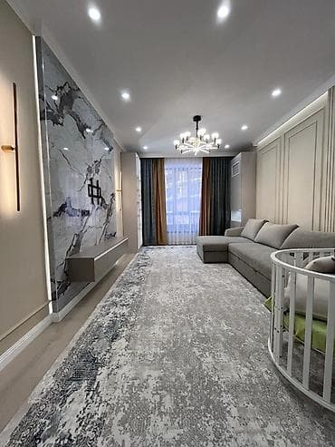pro group: 3 комнаты, 103 м², Асанбай мкр Элитка, 5 этаж, Дизайнерский ремонт — 1