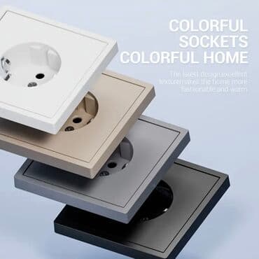 набор головка: Европейская розетка с заземлением (тип Schuko, EU) - Форм‑фактор — 4