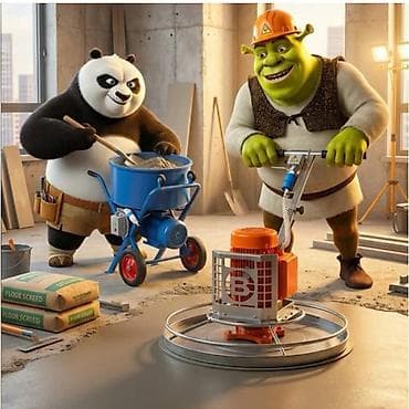 Полусухая стяжка пола под ключ - Технология: механизированная