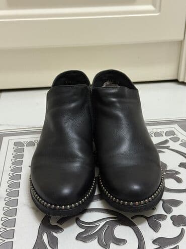 женские брендовые туфли недорого: Женские полусапожки/ботильоны черного цвета. Размер 39 не маломерят — 5