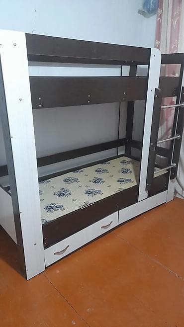 foldable table: Двухъярусная кровать с ящиками и лестницей - Компактная двухъярусная — 2